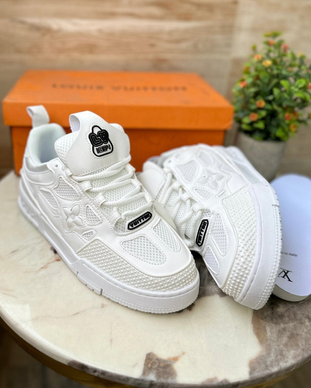Louis Vuitton Skate All White