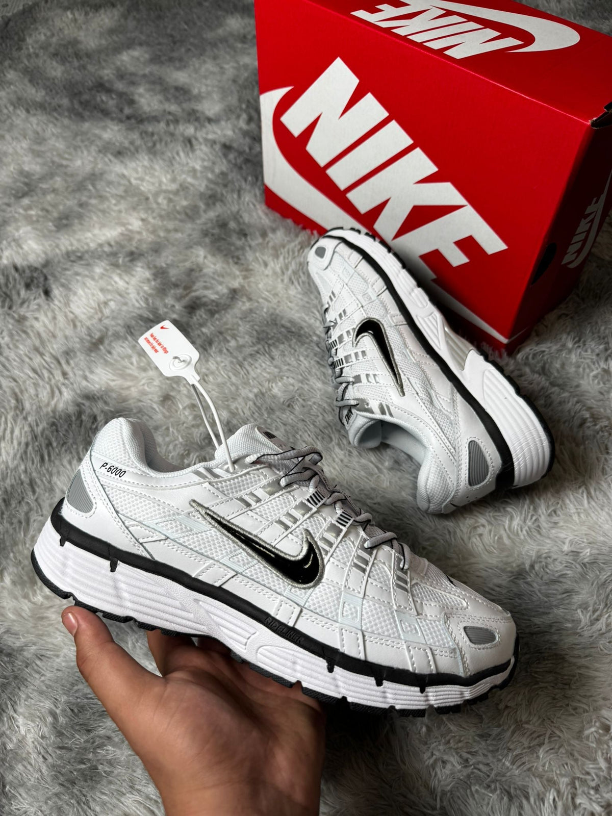 Nike P6000 White/Black