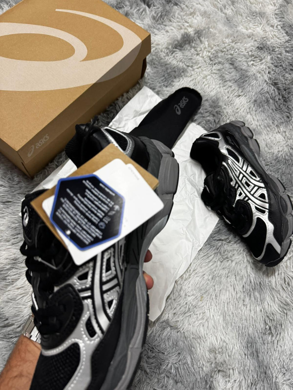 Asics Gel NyC Black and Grey