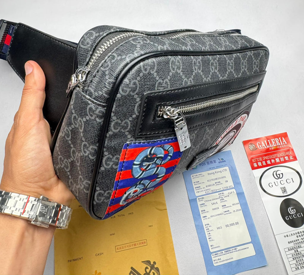 Riñonera Gucci Messenger Bag  Negro