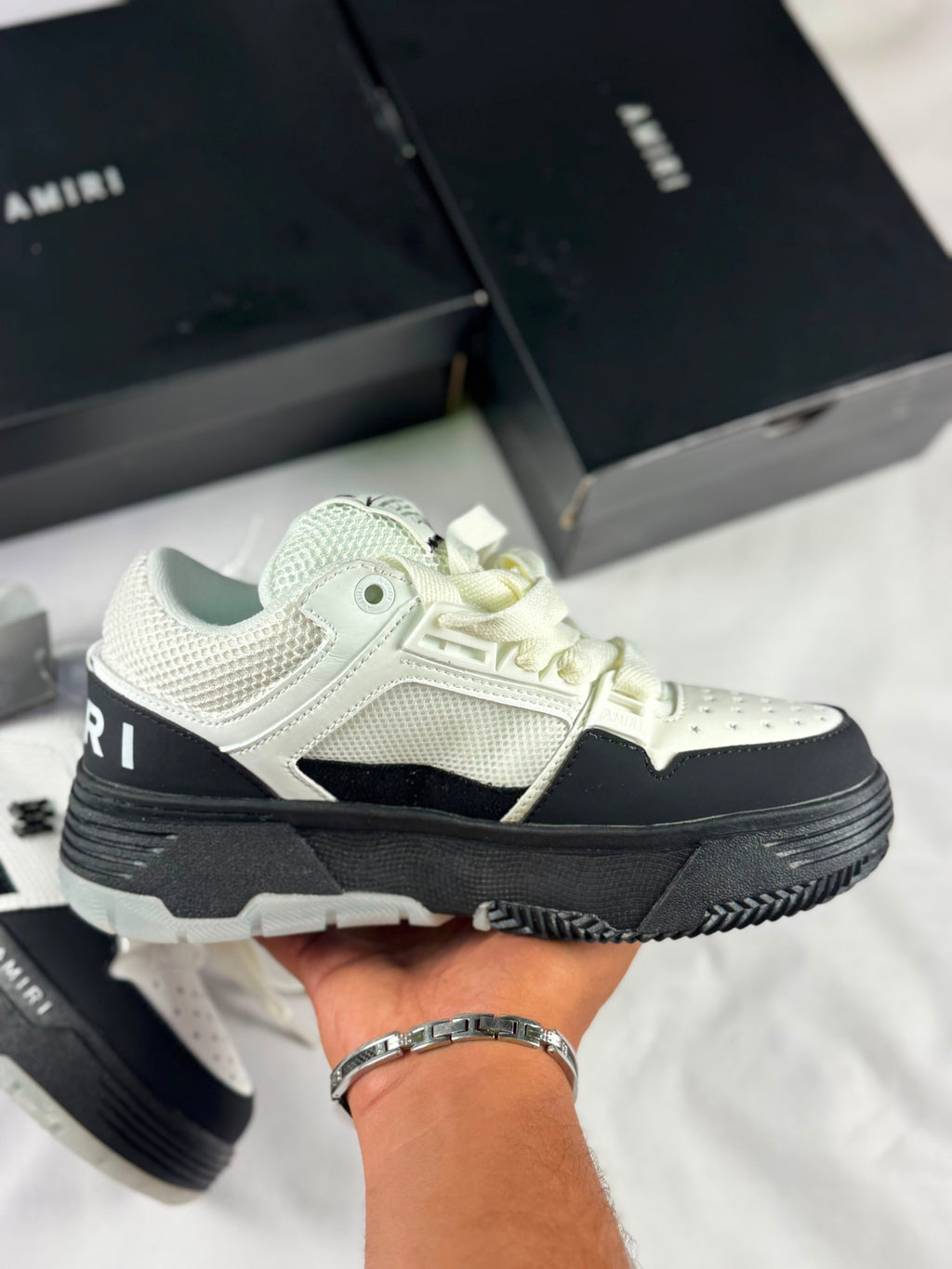 AMIRI MA-1 White and Black