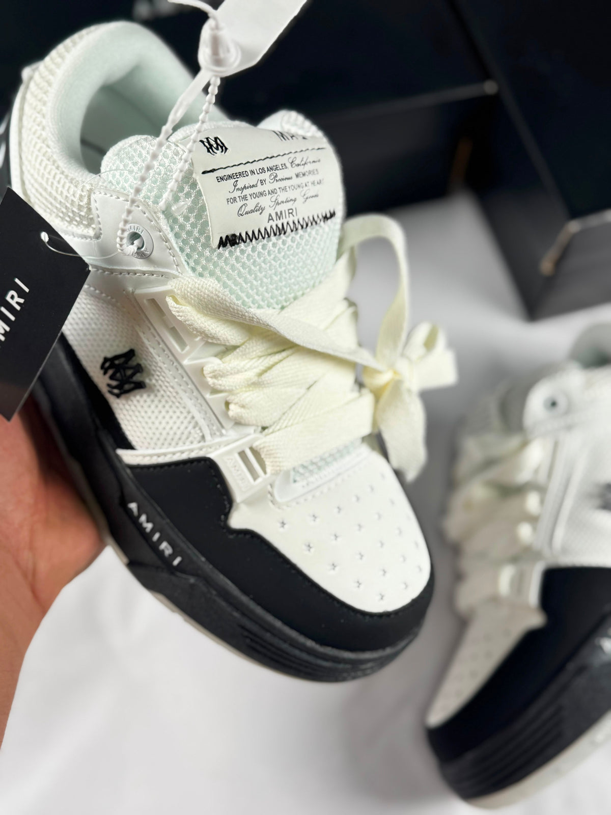 AMIRI MA-1 White and Black